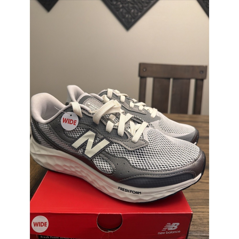 New Balance Fresh Foam Arishi V4 Gray Men Size 10.5 Wide …. Y10